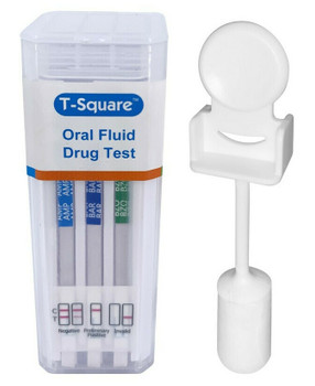 6 Panel T-Square® Oral Fluid Saliva Drug Test Kit