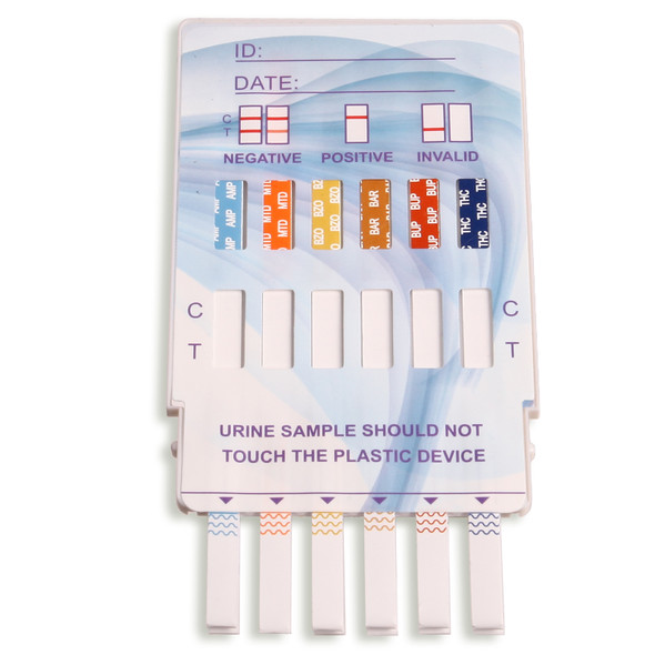 5 Panel Rapid Drug Test Dip Card CLIA Waived