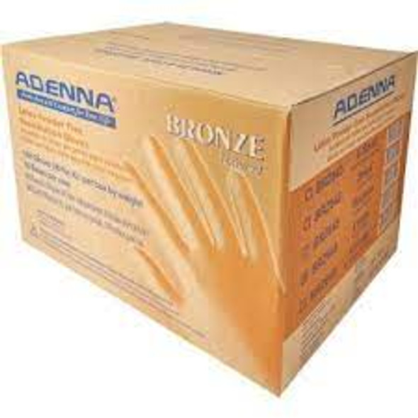 Adenna Bronze Latex Gloves- Case