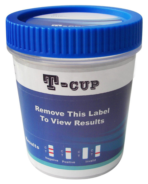 T-Cup Drug Test Cup 12-Panel Label
● Female User Friendly
● No Donor Tampering Possible
● Dark Line Present As Soon As 1 Minute
● Up To 17 Drug Panels Plus Adulteration