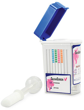 10 Panel Oral Fluid Device, Flip Top with Saliva Indicator, GBDSA-914104ESI-1-EUO