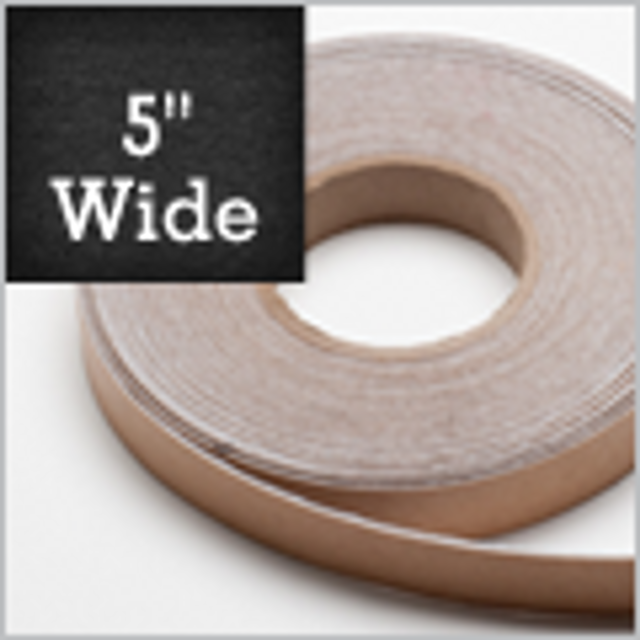 White Felt Stripping 5" Wide, Adhesive Backed