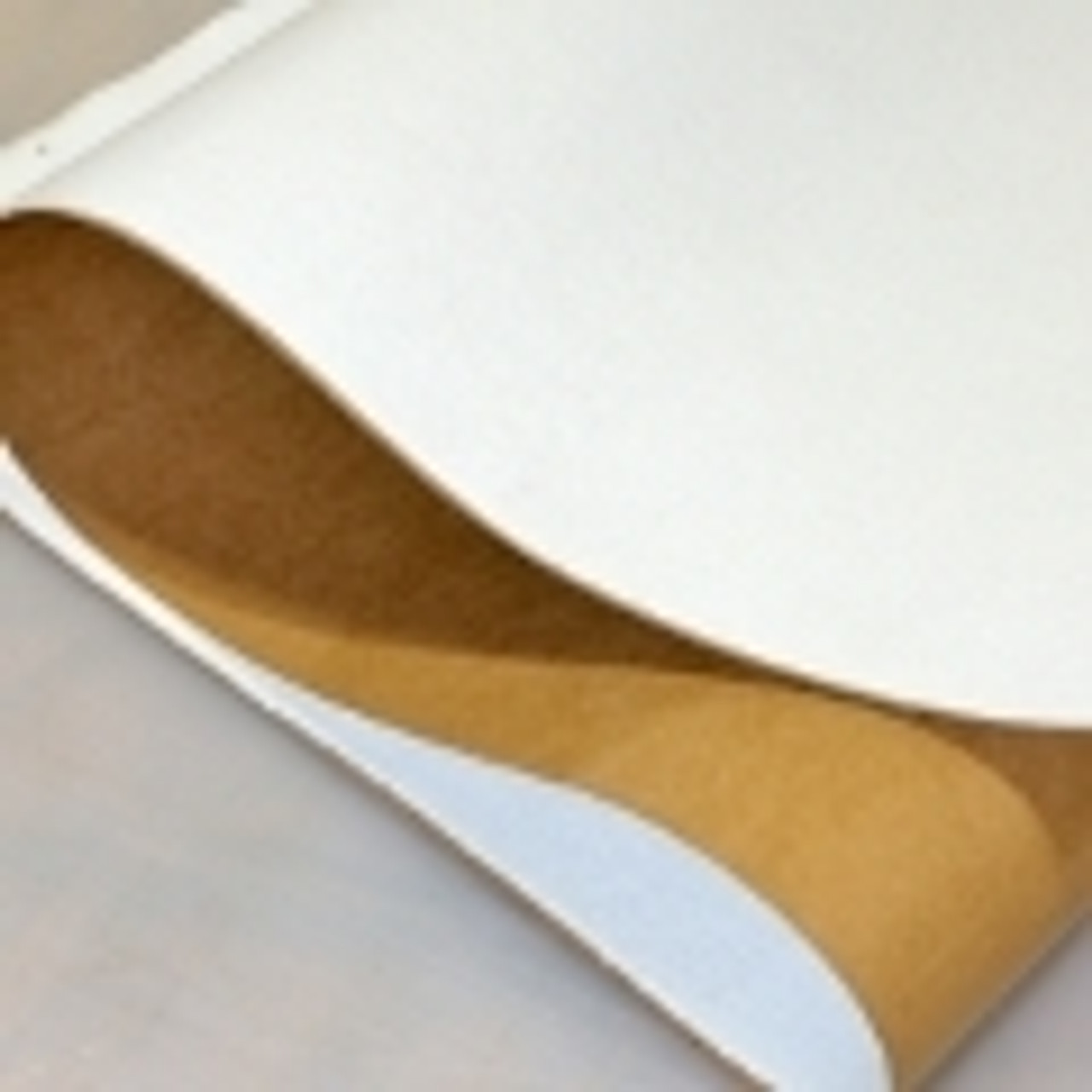 White Polyester, Adhesive Backed