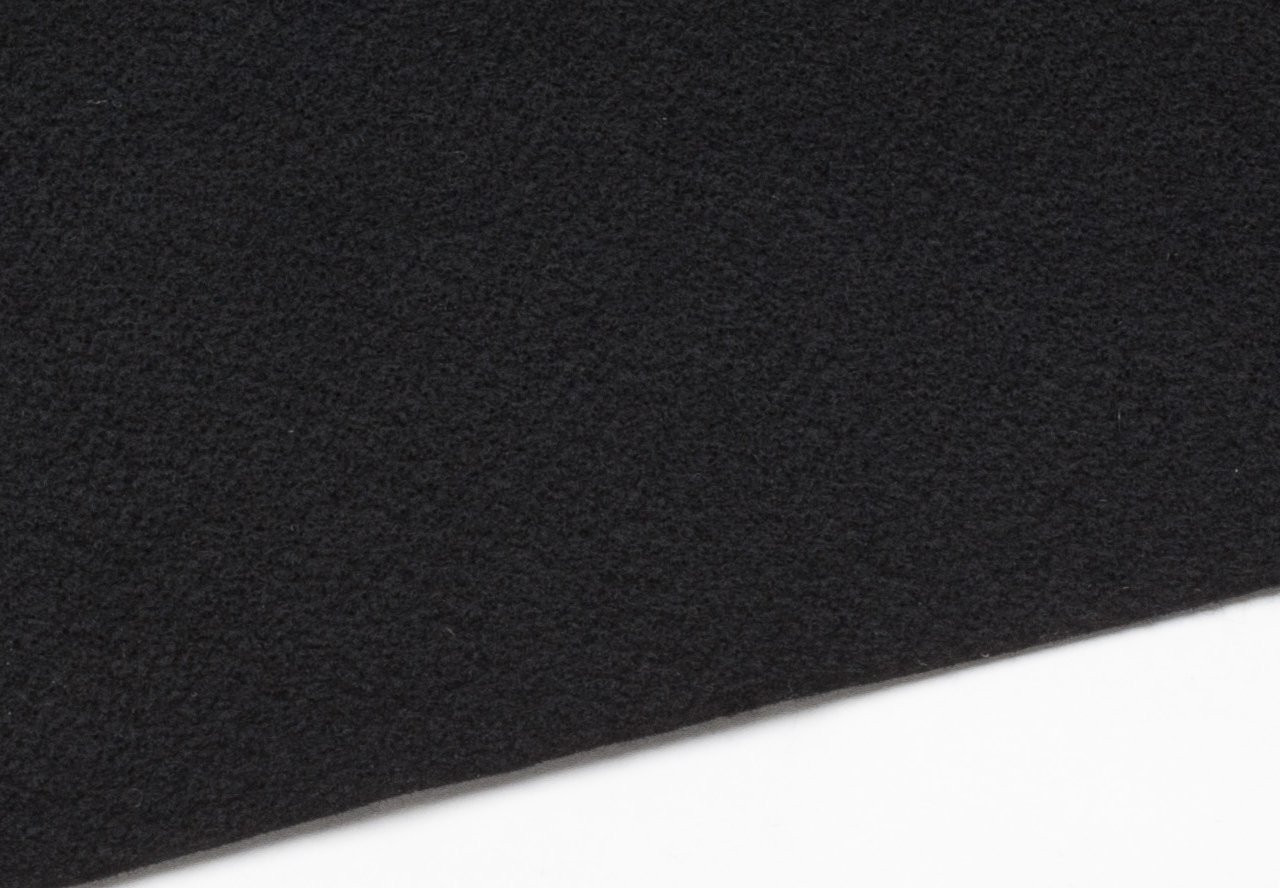 Black Felt Stripping, Adhesive Backed 5 Wide x 1.5mm (.059”) Thick, 50'  Roll