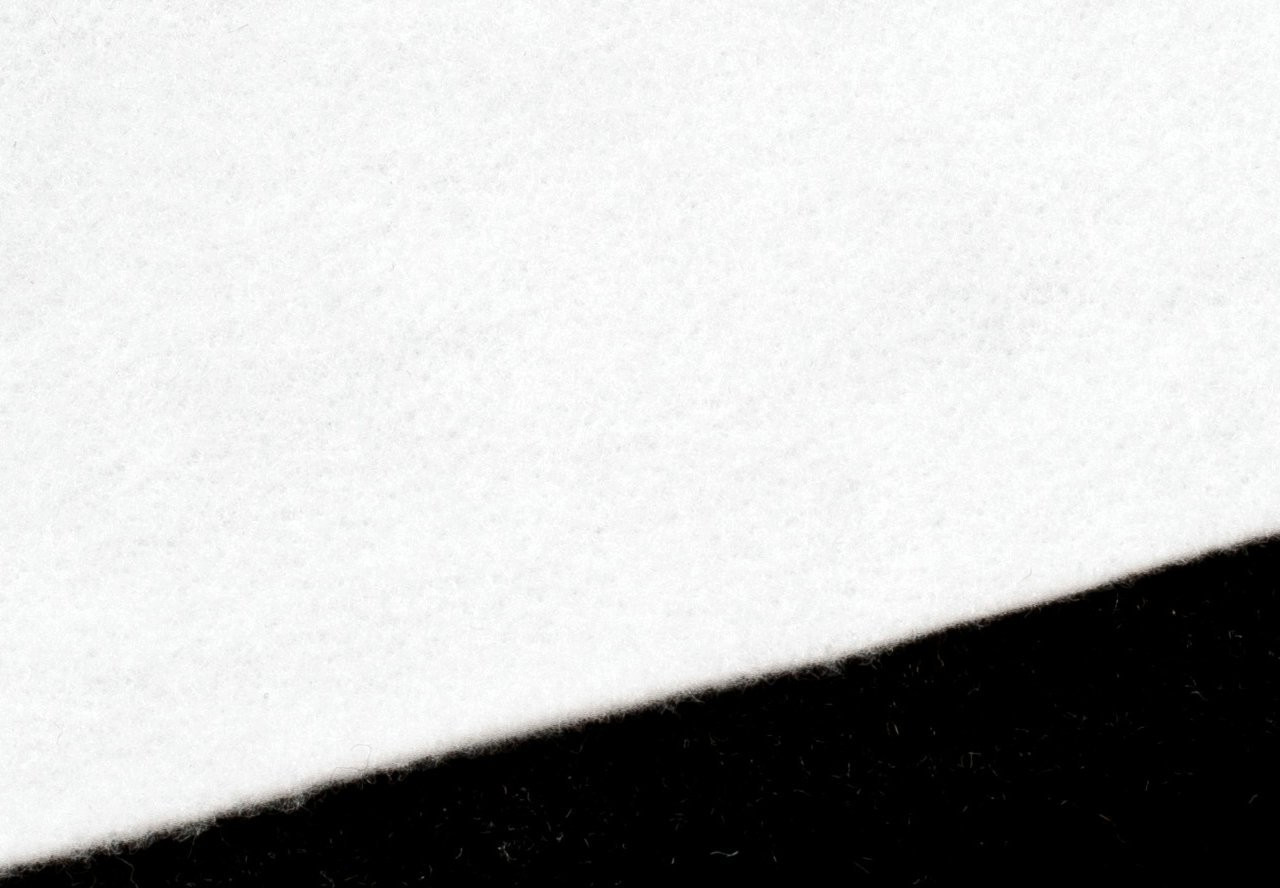 JVCC FELT-08 Polyester Felt Tape: 2 in. x 10 ft. (3mm thickness, White)