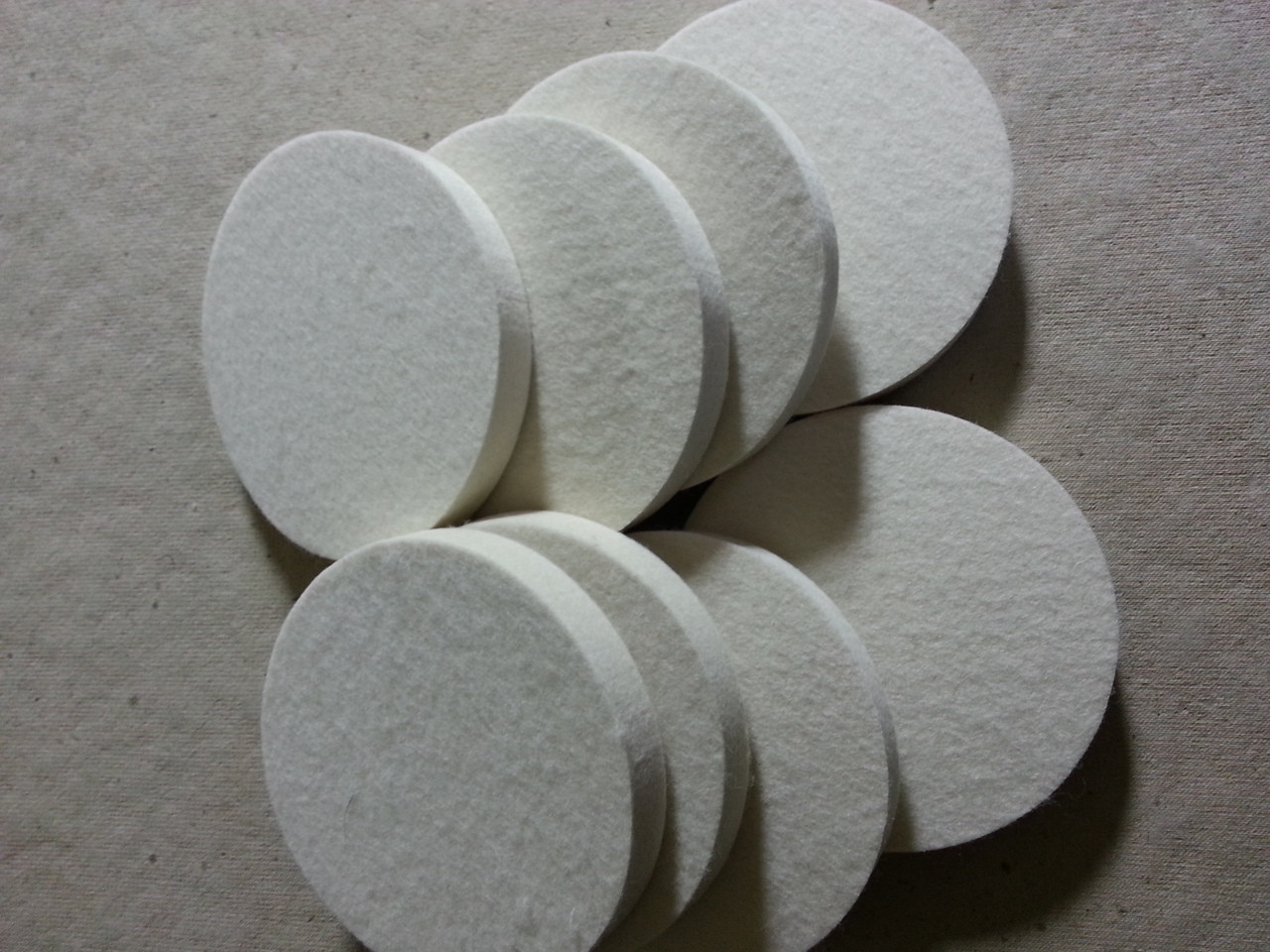 15pcs - F1 Wool Felt Circles - 5.5 Diameter X 3/4 Thick - (Quantity - 15)  $19.99 For all of them! - The Felt Company