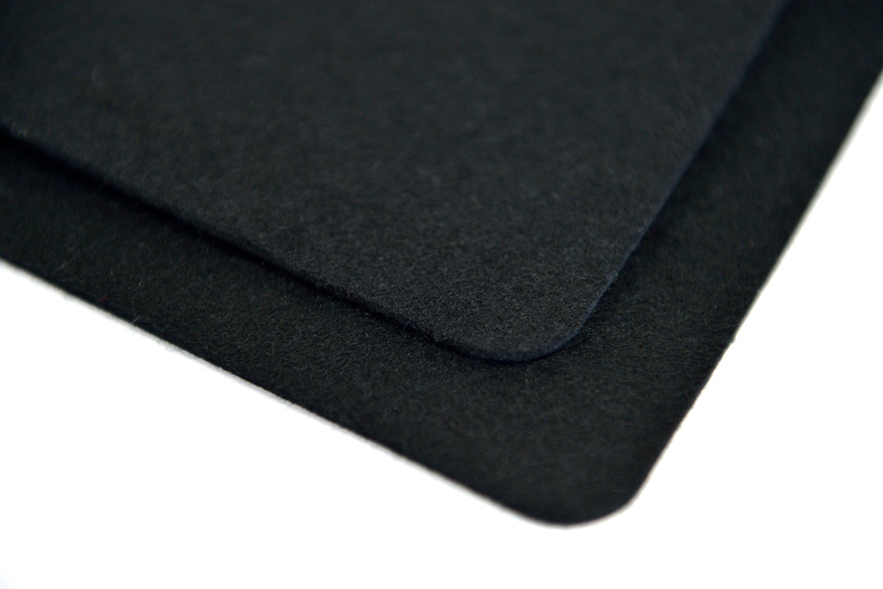 Black F-1 Wool Felt, 1/8 Thick x 60 Wide - The Felt Company
