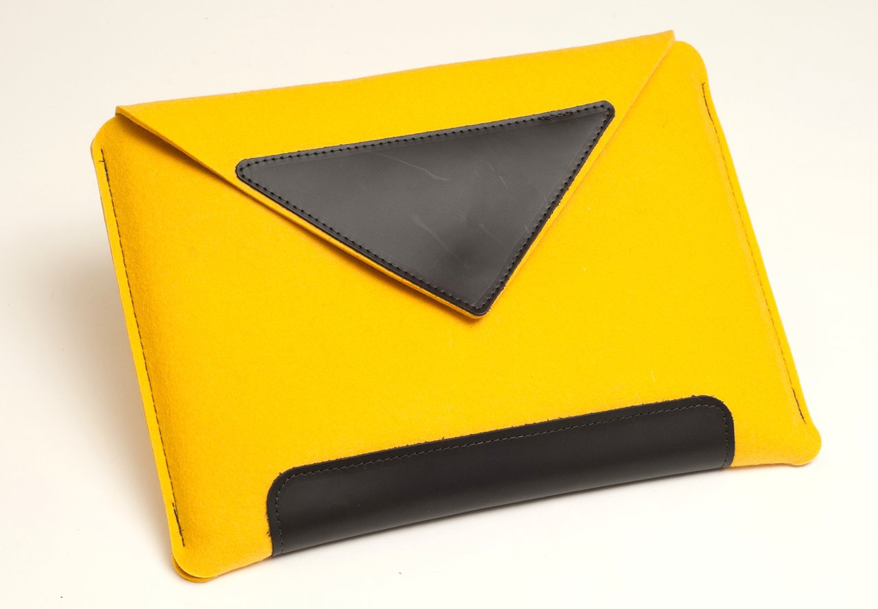 15" Felt Laptop Sleeve, Marigold The Felt Company