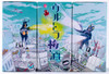 Ultraman Umeshu Bottle Set featuring two 500ml plum wine bottles with Ultraman-themed anniversary designs