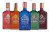 50ml bottle of Slingsby Gooseberry Gin with vibrant green-hued spirit
