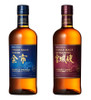 Nikka Limited Edition Set featuring Miyagikyo Sherry Cask and Yoichi Heavily Peated whisky bottles