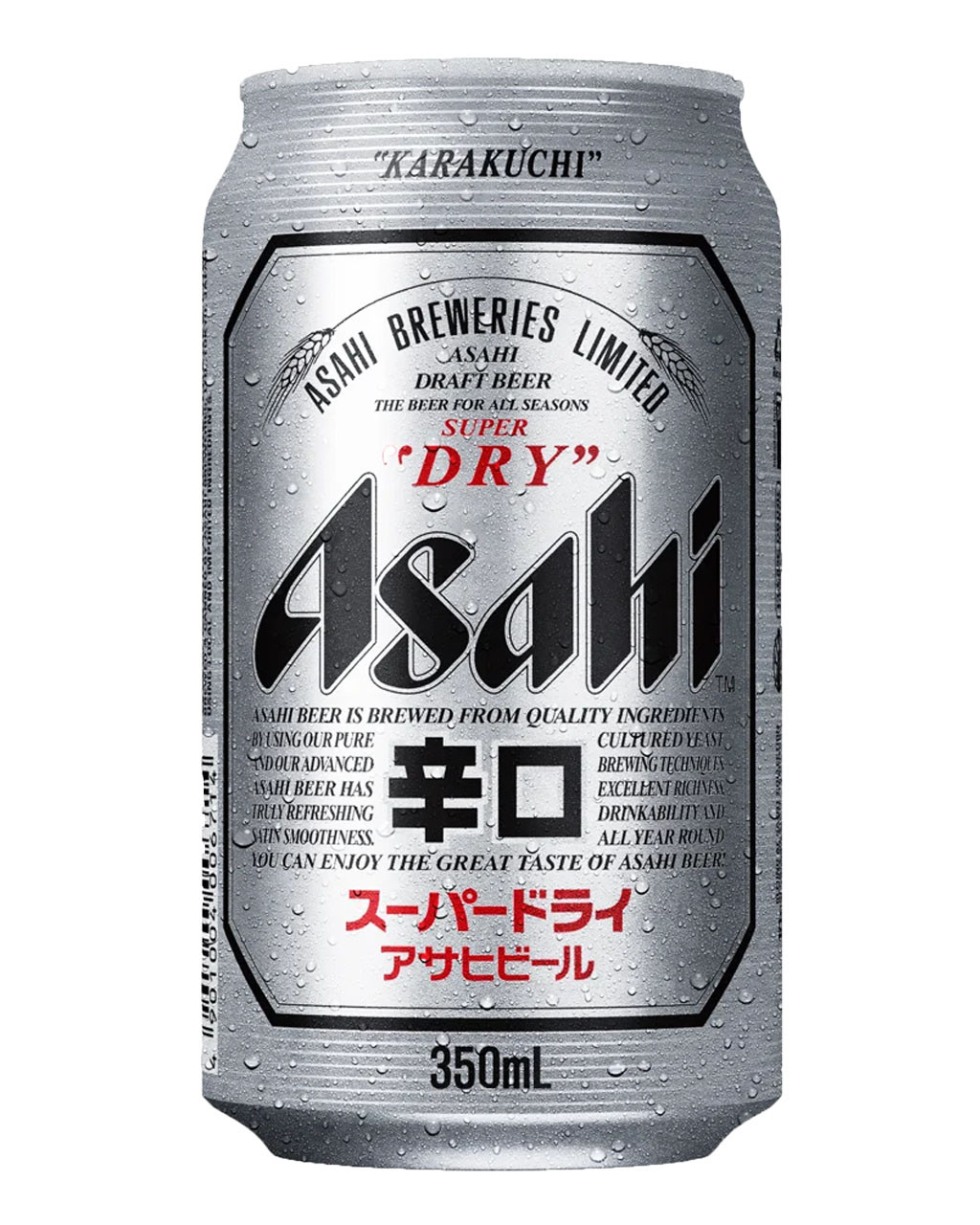 Asahi 350ml Can x 24 ( Imported from Japan )