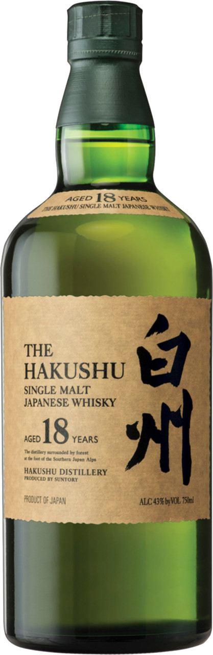 ウイスキー Hakushu 18 Year Old Empty bottle 12pack Hakushu 18 Year Old 700ml