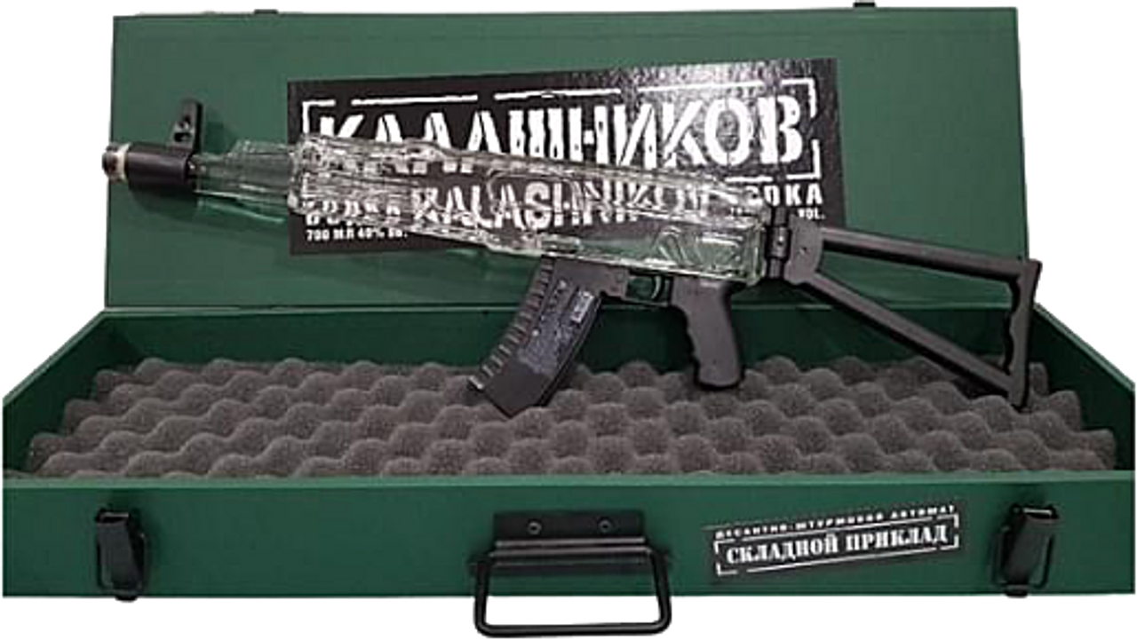 KALASHNIKOV VODKA AK-47ボトルセット 未開封　現在非売品 KALASHNIKOV VODKA AK-47ボトルセット 未開封 現在非売品 - メルカリ