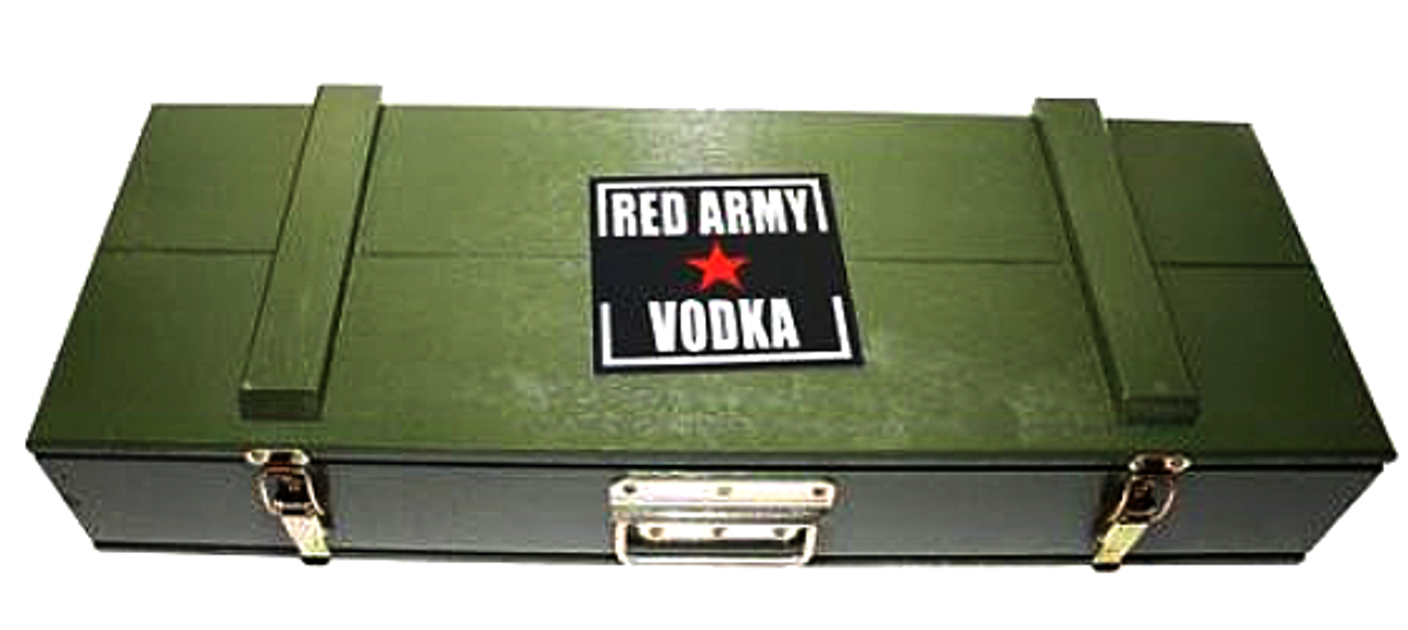 kasseapparat dusin Konfrontere Kalashnikov Red Army Vodka 1L