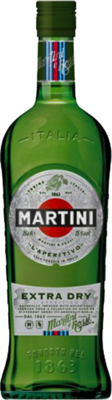 Extra Martini Dry Vermouth 1000ml
