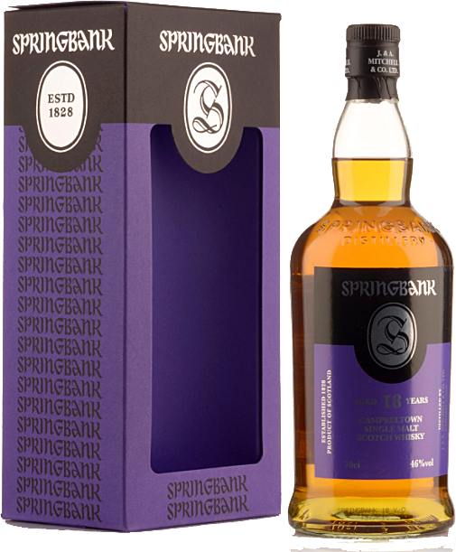 Springbank 18 Year Old Single Malt Scotch Whisky 700ml ( 2020