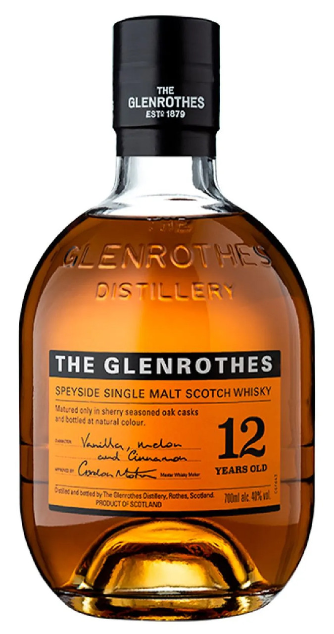 Glenrothes 12 YO Single Malt Scotch Whisky 700ml