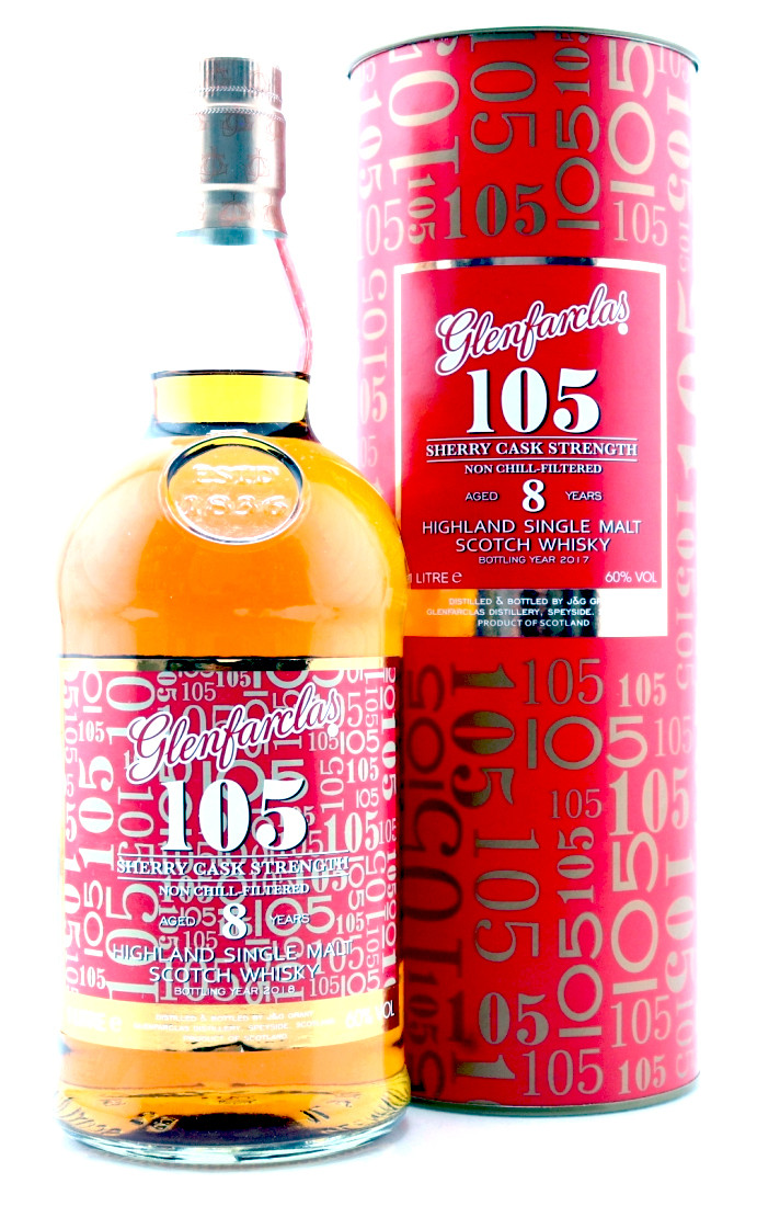Glenfarclas 105 Sherry Cask Strength 8 Year Old 1L
