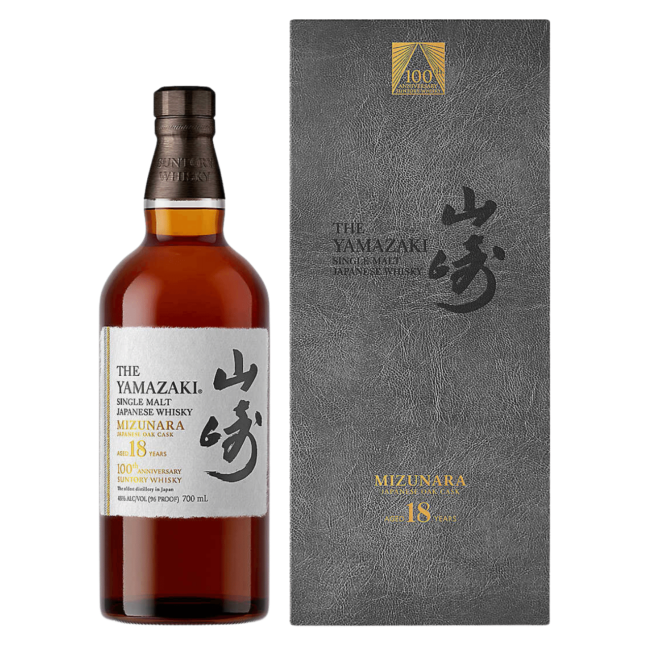 サントリー 山崎 MIZUNARA 18年 ウイスキー 100周年記念 サントリー シングルモルト ウイスキー 山崎18年 MIZUNARA 100周年記念