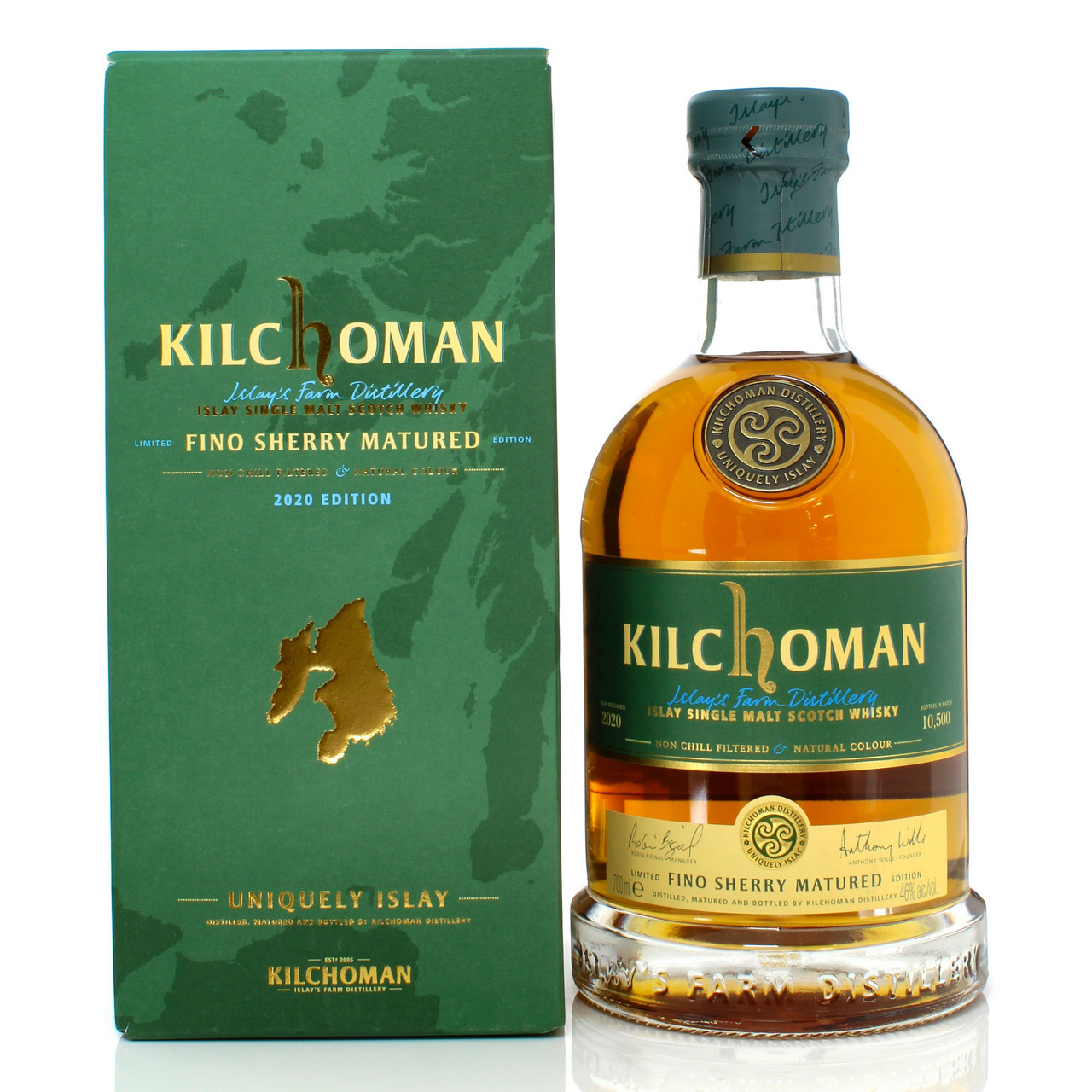 ウイスキー KILCHOMAN Fino Sherry Cask Matured 2023 Cognac & Fino Sherry Cask Matured 2023 Limited Editions have