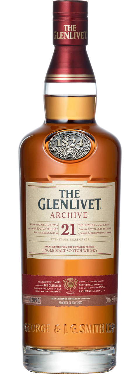 Glenlivet 21 Years Old Archive Single Malt Scotch