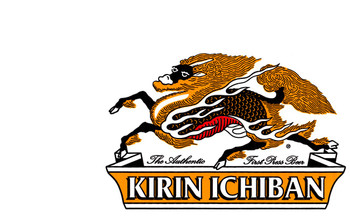 Three 500ml bottles of Kirin Ichiban Japanese imported lager beer