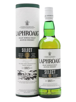 Bottle of Laphroaig Select Cask 700ml single malt Scotch whisky