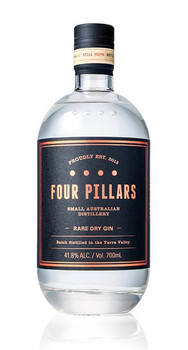 Bottle of Four Pillars Rare Dry Gin, 700ml, Australian craft gin
