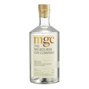 Bottle of Melbourne Gin Company Dry Gin, 700ml, 42% ABV, crafted in Melbourne, Australia