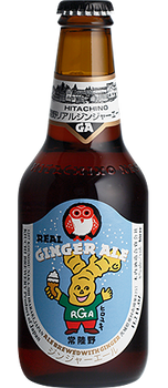 Case of Hitachino Nest Real Ginger Ale, 330ml bottles from Japan, 8% ABV Sweet Stout
