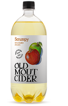 Bottle of Old Mout Cider Scrumpy 1.25L, New Zealand apple cider
