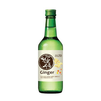 Bottle of Chateul Sorook Ginger Soju, 375ml Korean fruit soju