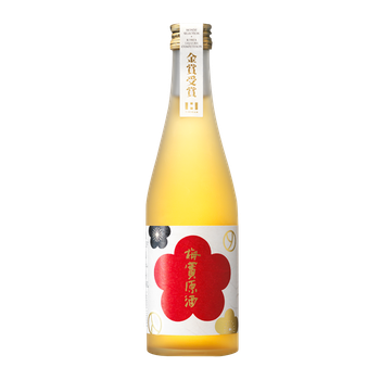 Bottle of Maesilwonju Korean plum wine with honey, 300ml, 15% ABV, from Jeju Island