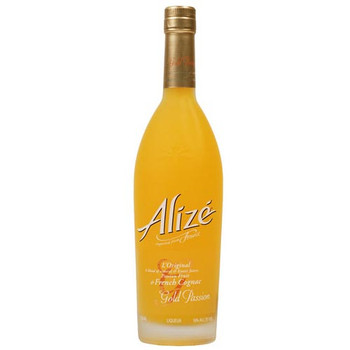 Bottle of Alize Gold Passion French liqueur, 750ml, 16% ABV