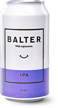 Single 330ml can of Balter IPA, an Australian craft beer with 6.8% ABV