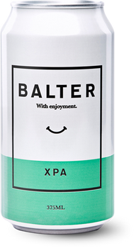 Single 330ml can of Balter XPA, an Australian craft beer with 5.0% ABV