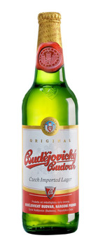 Budvar Czech Imported Lager 6 pack of 330ml bottles, golden Czech pale lager