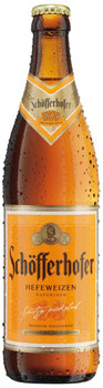 Schofferhofer Hefeweizen 500ml bottle, German wheat beer case