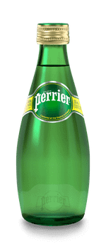 Perrier Mineral Water 350ml glass bottle, sparkling water imported from France