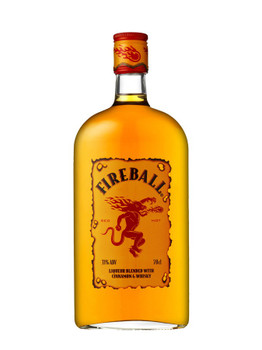 Bottle of Fireball Cinnamon Whisky 700ml, American cinnamon-flavored whisky