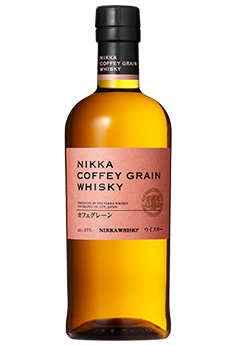 Bottle of Nikka Coffey Grain whisky, 700ml, a corn-based Japanese grain whisky