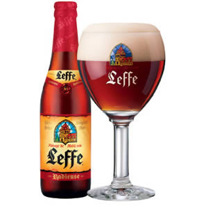 Bottle of Leffe Radieuse Belgian abbey beer, 330ml, 8.2% ABV