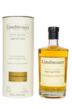 Bottle of Limeburners American Oak 43% 700ml single malt whisky from Great Southern Distillery