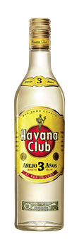 Bottle of Havana Club Añejo 3 Años Cuban rum, 700ml