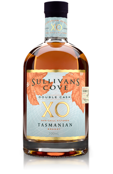 Bottle of Sullivans Cove Double Cask Brandy XO 700ml, Tasmanian brandy aged in oak casks
