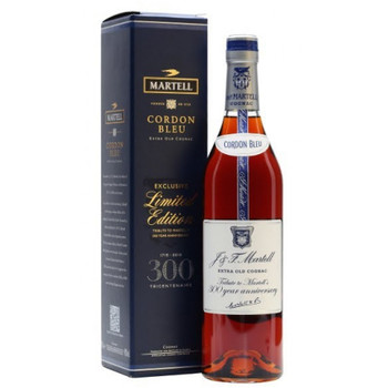 Martell Cordon Bleu Tricentenaire 300 Limited Edition 700ml Cognac bottle