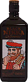 Bottle of Nikka Black Special 720ml Japanese blended whiskey