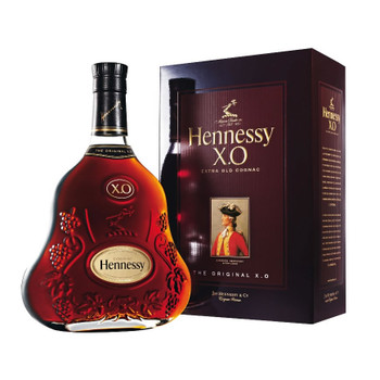 Hennessy XO Cognac 1000ml bottle, luxury French cognac blend