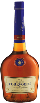 Courvoisier V.S Cognac 200ml bottle, a French cognac blend from Fins Bois and Petite Champagne crus